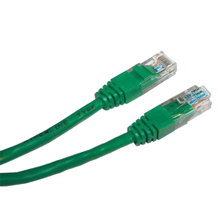 зелений · Патч-корд E-server UTP, 0.5 м, кат. 5e