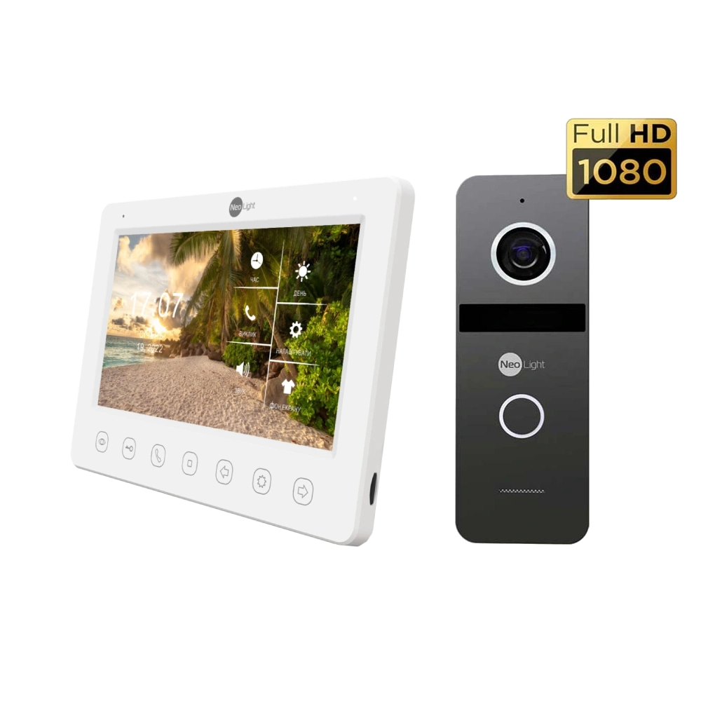 Комплект відеодомофона Neolight · KAPPA HD KIT Graphite
