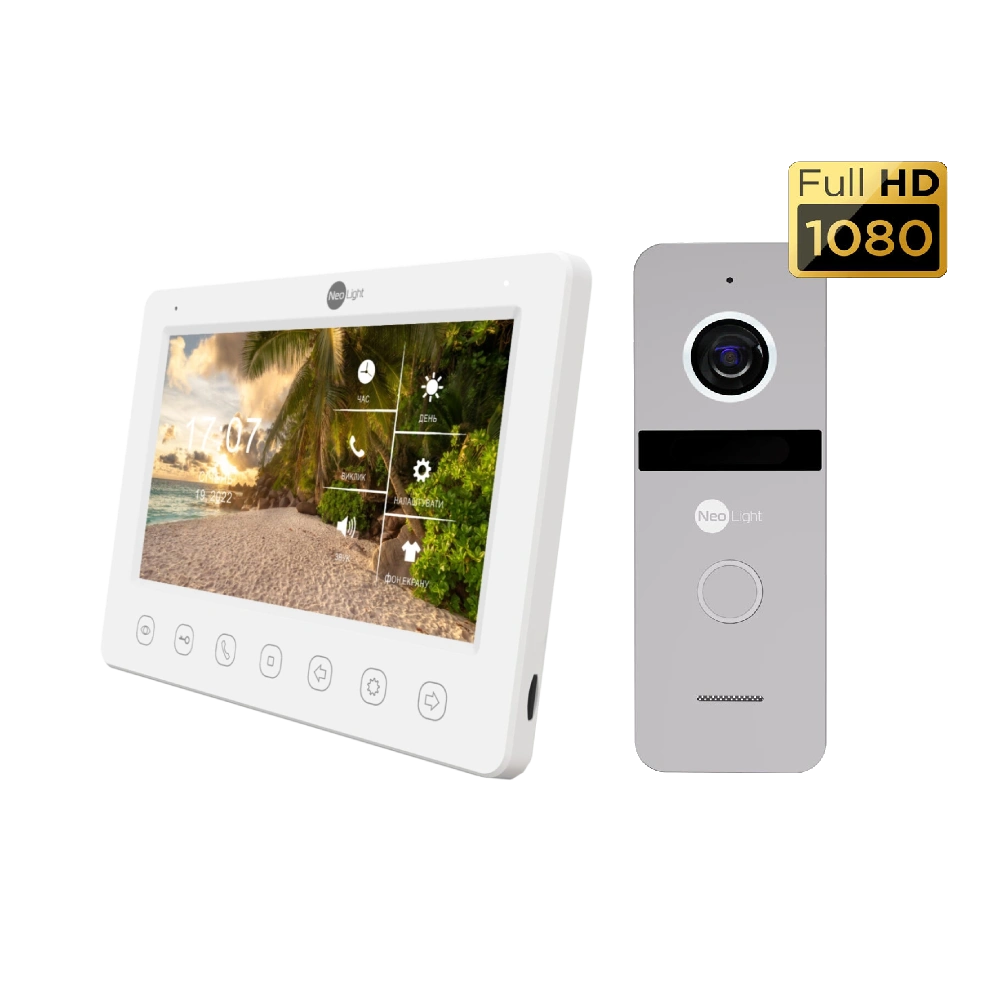 Комплект відеодомофона Neolight · KAPPA HD KIT Silver