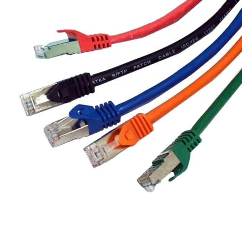 1 м, кат. 6А, синий, LW · Патч-корд S/FTP L&W ELECTRONICAL