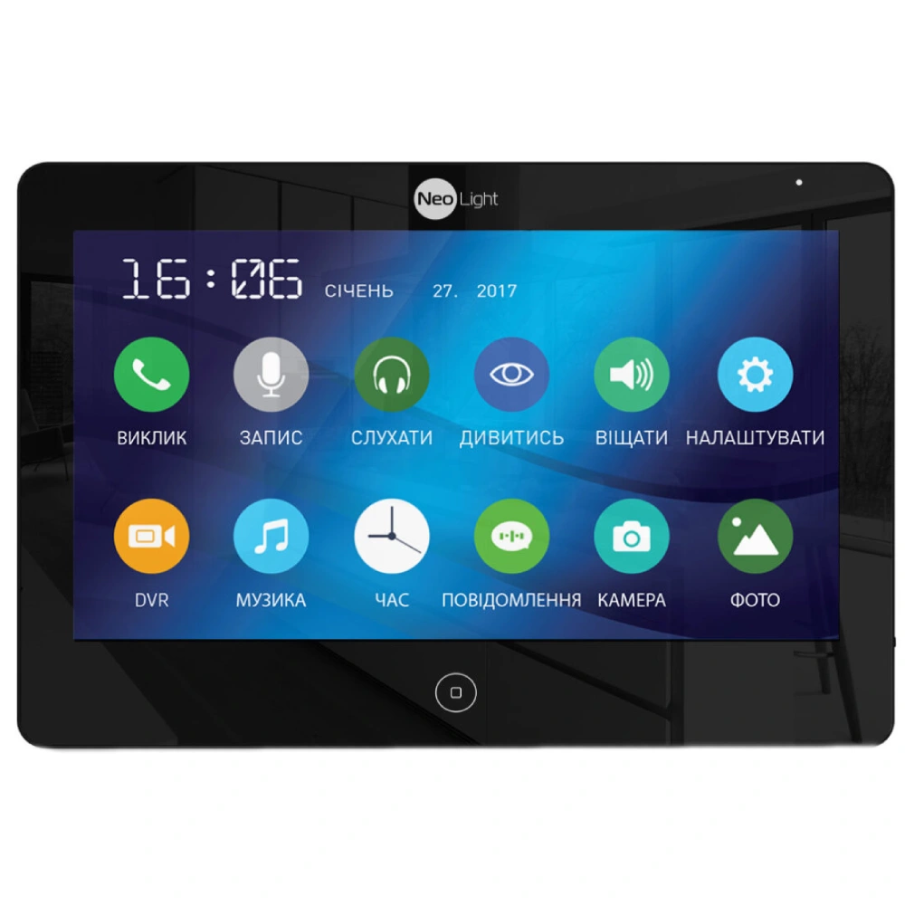 Відеодомофон NeoLight · MEZZO HD black
