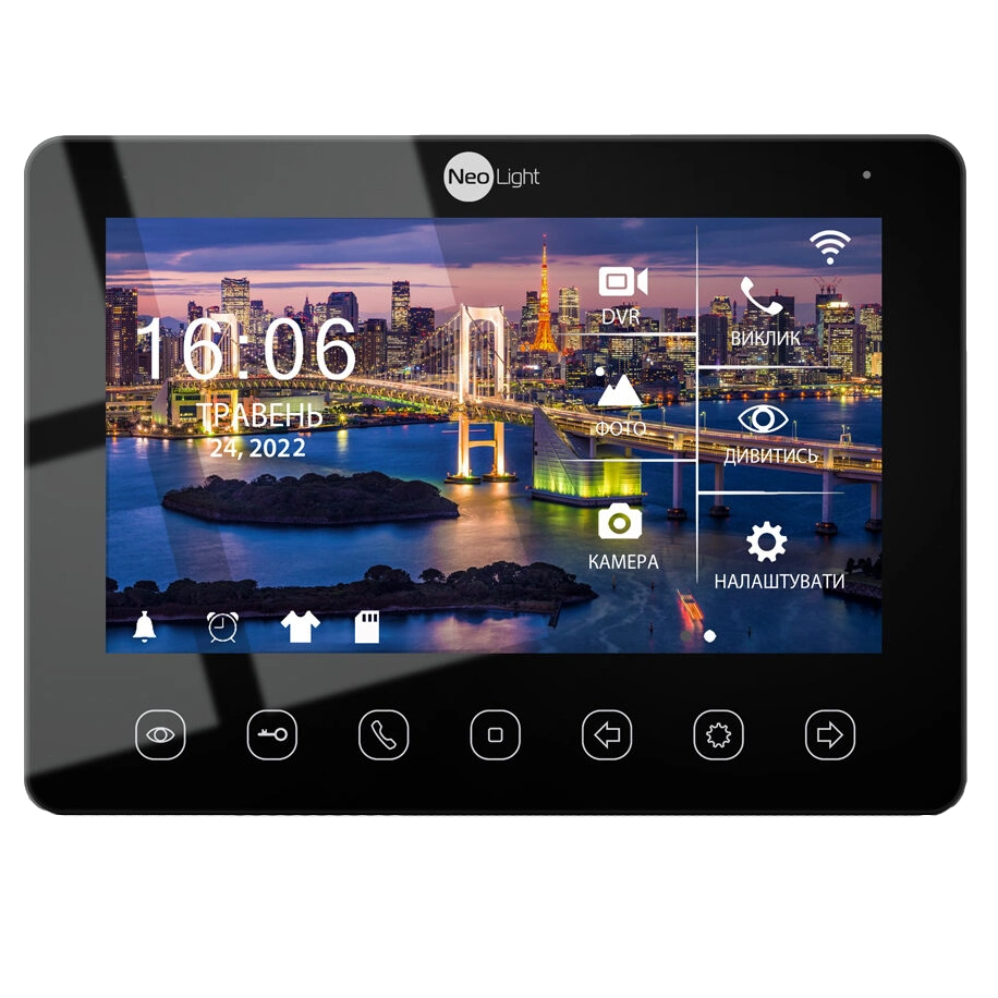 Відеодомофон NeoLight · OMEGA+ HD WF Black