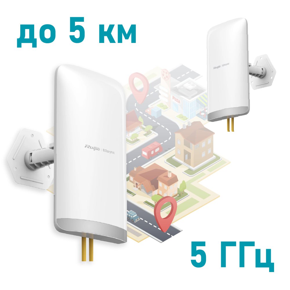 Бездротовий WiFi міст · Ruijie Reyee RG-EST350 V2