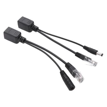 POE інжектор · 802.3at (30Вт), Black, OEM Q50 пасивний (пара)