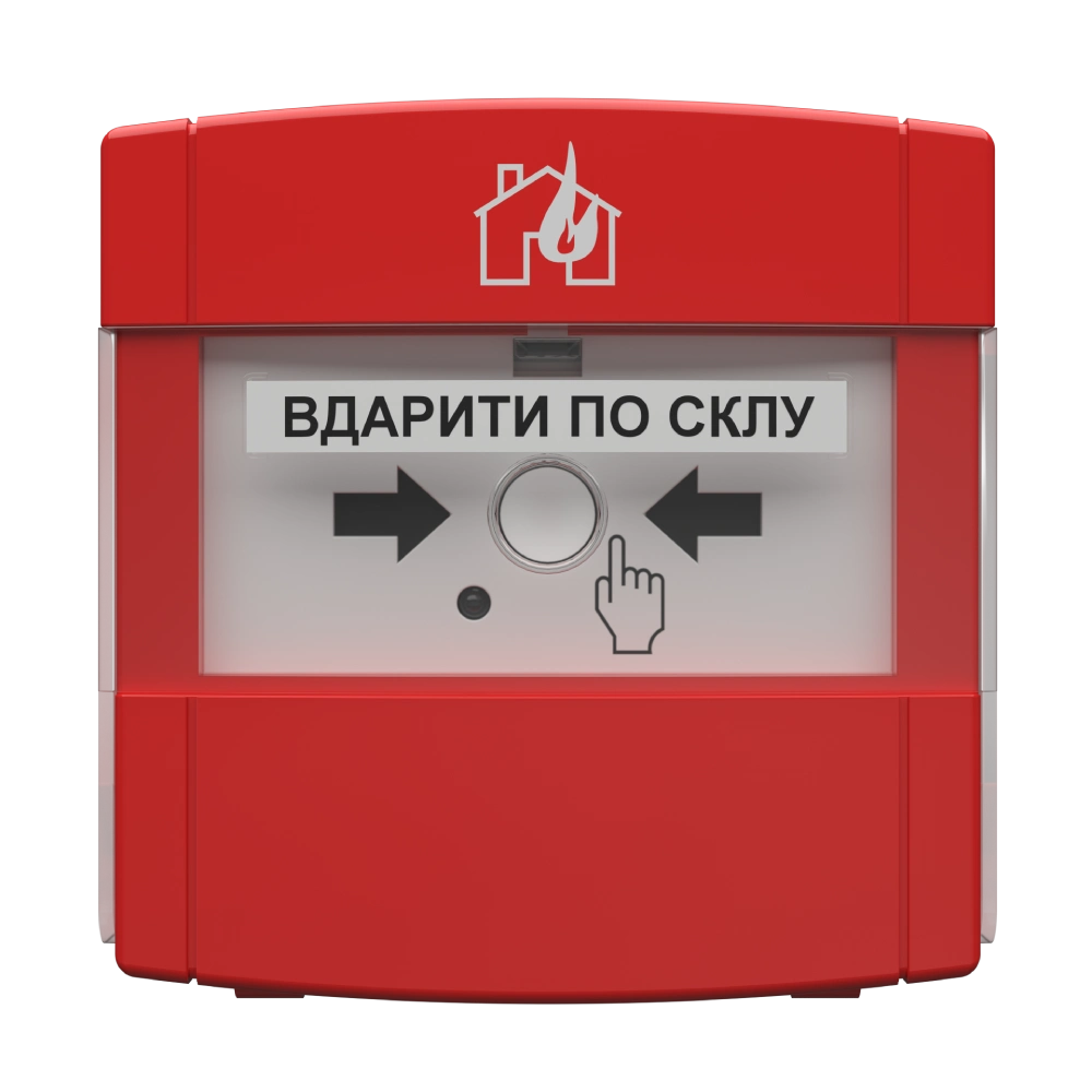 адресний ручний пожежний сповіщувач Тірас · Tiras DETECTO MNL100