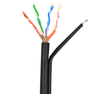 Кабель мережевий UTP з тросом бухта 305м · 4*2*0.5-CU PE MT CAT5е